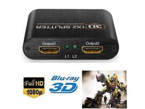 PROSTER HDMI Splitter Neoteck 1X2 2 Way HDMI Splitters Dual Monitor HDMI Powered Splitter Full HD 1080P Hub Smart Splitter Box 1 Input to 2 Outputs 3D Active Amplifier for HDTV PC SKY Box Projector PROSTER HDMI Splitter Neoteck 1X2 2 Way HDMI Splitters Dual Monitor HDMI Powered Splitter Full HD 1080P Hub Smart Splitter Box 1 Input to 2 Outputs 3D Active Amplifier for HDTV PC SKY Box Projector