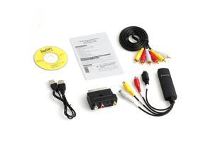 PROSTER USB 2.0 VHS To DVD Converter Audio Video Capture Kit Scart RCA Cable for Win7 Win8 Win10 RCA to RCA Cable and a Scart to S-Video or RCA Adapter FOR VHS DVD Video/CCTV Camera PROSTER USB 2.0 VHS To DVD Converter Audio Video Capture Kit Scart RCA Cable for Win7 Win8 Win10 RCA to RCA Cable and a Scart to S-Video or RCA Adapter FOR VHS DVD Video/CCTV Camera