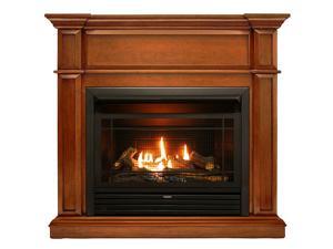 Duluth Forge Dual Fuel Ventless Gas Fireplace - 26,000 BTU, T-Stat Control, Apple Spice Finish, Model DFS-300T-3AS Duluth Forge Dual Fuel Ventless Gas Fireplace - 26,000 BTU, T-Stat Control, Apple Spice Finish, Model DFS-300T-3AS