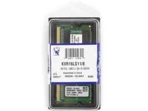 Kingston ValueRAM KVR16LS11/8 Notebook Memory DDR3L-1600 SODIMM 8GB/1Gx64 CL11 Kingston ValueRAM KVR16LS11/8 Notebook Memory DDR3L-1600 SODIMM 8GB/1Gx64 CL11