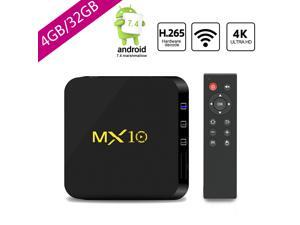 Newest Android TV Box DDR4 4G+32GB,4K Android 8.1 H.265 64bit Media Streaming Player Smart Box with Wireless, Support Media Newest Android TV Box DDR4 4G+32GB,4K Android 8.1 H.265 64bit Media Streaming Player Smart Box with Wireless, Support Media