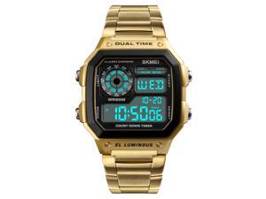 Men Sports Watches Count Down Waterproof Watch Stainless Steel Fashion Digital Wristwatches Male Clock Men Sports Watches Count Down Waterproof Watch Stainless Steel Fashion Digital Wristwatches Male Clock