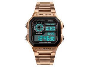 Men Sports Watches Count Down Waterproof Watch Stainless Steel Fashion Digital Wristwatches Male Clock Men Sports Watches Count Down Waterproof Watch Stainless Steel Fashion Digital Wristwatches Male Clock