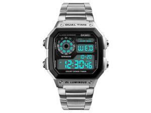 Men Sports Watches Count Down Waterproof Watch Stainless Steel Fashion Digital Wristwatches Male Clock Men Sports Watches Count Down Waterproof Watch Stainless Steel Fashion Digital Wristwatches Male Clock