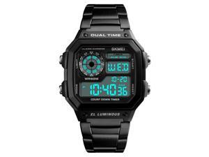 Men Sports Watches Count Down Waterproof Watch Stainless Steel Fashion Digital Wristwatches Male Clock Men Sports Watches Count Down Waterproof Watch Stainless Steel Fashion Digital Wristwatches Male Clock