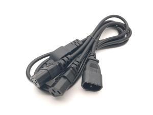 IEC 320 C14 Male Plug to 2XC13 Female Y Type Splitter Power Cord,C14 to 2 x C13 Power Adapter Cable,250V/10A,1 pcs IEC 320 C14 Male Plug to 2XC13 Female Y Type Splitter Power Cord,C14 to 2 x C13 Power Adapter Cable,250V/10A,1 pcs