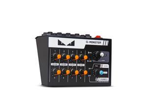 G-MARK 8 channels Mini portable mixer audio console Mono/Stereo Sound system Extended for instrument microphone guitar Bass G-MARK 8 channels Mini portable mixer audio console Mono/Stereo Sound system Extended for instrument microphone guitar Bass