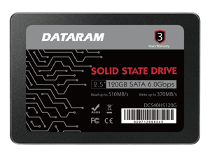 DATARAM 120GB 2.5" SATA 6.0 Gbps 2.5" SATAIII SSD SOLID STATE DRIVE DATARAM 120GB 2.5" SATA 6.0 Gbps 2.5" SATAIII SSD SOLID STATE DRIVE