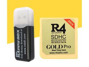 Real Time Save Game Backup Device Flashcard For Nintendo R4 3DS Replacement + Card Reader For R4 - Gold Pro Real Time Save Game Backup Device Flashcard For Nintendo R4 3DS Replacement + Card Reader For R4 - Gold Pro