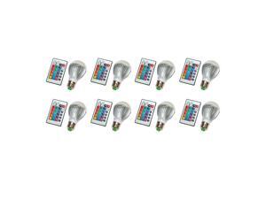 LED Color Changing Light Bulb with Remote Control-8 Pack LED Color Changing Light Bulb with Remote Control-8 Pack