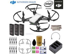 DJI Tello Quadcopter Drone Boost Combo with HD Camera and VR, comes 3 Batteries, 8 Propellers, Powered by DJI Technology and Intel 14-Core Processor, Coding Education, Throw and Go DJI Tello Quadcopter Drone Boost Combo with HD Camera and VR, comes 3 Batteries, 8 Propellers, Powered by DJI Technology and Intel 14-Core Processor, Coding Education, Throw and Go
