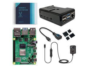 Vilros Raspberry Pi 4 Basic Kit with Black Fan Cooled Case (4GB) Vilros Raspberry Pi 4 Basic Kit with Black Fan Cooled Case (4GB)
