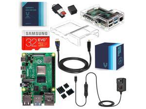Vilros Raspberry Pi 4 Model B Complete Starter Kit with Dual Clear Transparent Case (2GB) Vilros Raspberry Pi 4 Model B Complete Starter Kit with Dual Clear Transparent Case (2GB)