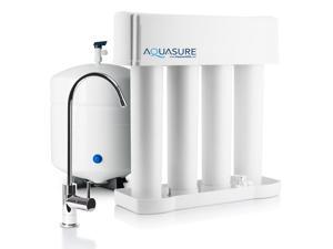 Aquasure Premier Advanced Reverse Osmosis Drinking Water Filtration System with Quick Twist Replacement Filter - 75 GPD (Brush Nickel) Aquasure Premier Advanced Reverse Osmosis Drinking Water Filtration System with Quick Twist Replacement Filter - 75 GPD (Brush Nickel)