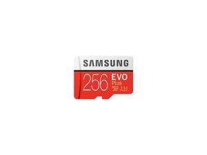 Samsung 256GB EVO Plus Class 10 UHS-I microSDXC U3 with Adapter (MB-MC256GA/EU) Read: up to 100MB/s, Write: up to 90MB/s Samsung 256GB EVO Plus Class 10 UHS-I microSDXC U3 with Adapter (MB-MC256GA/EU) Read: up to 100MB/s, Write: up to 90MB/s