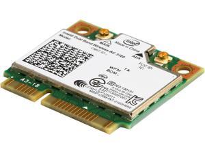 Intel 3160 Dual Band Wireless-AC 3160 Plus Bluetooth IEEE 802.11ac Mini PCI Express 433 Mbps Wireless Data Rates Intel 3160 Dual Band Wireless-AC 3160 Plus Bluetooth IEEE 802.11ac Mini PCI Express 433 Mbps Wireless Data Rates