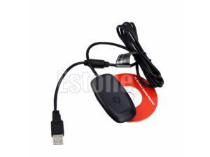 PC Wireless Gaming USB Receiver Adapter For Xbox 360 Games Controller Black PC Wireless Gaming USB Receiver Adapter For Xbox 360 Games Controller Black