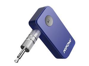 Mpow Bluetooth Receiver, Portable Wireless Audio Music Receiver Adapter with 3.5 mm Jack - Enjoy HiFi Music for Home & Car Audio / Hands Free Bluetooth Car Kits, Blue Mpow Bluetooth Receiver, Portable Wireless Audio Music Receiver Adapter with 3.5 mm Jack - Enjoy HiFi Music for Home & Car Audio / Hands Free Bluetooth Car Kits, Blue