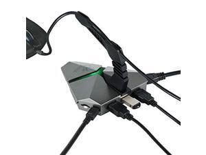eureka ergonomic usb 3.0 hub, 3 port hub and card reader with mouse bungee - led lighting eureka ergonomic usb 3.0 hub, 3 port hub and card reader with mouse bungee - led lighting