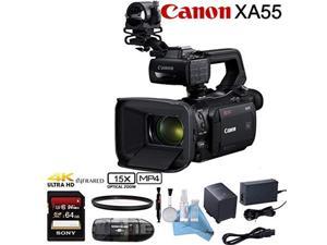 canon xa55 professional uhd 4k camcorder starter bundle canon xa55 professional uhd 4k camcorder starter bundle