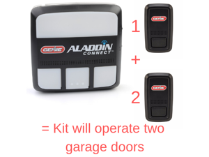 Aladdin Connect® Smartphone Enabled Garage Door Opener Kit - For 2 Garage Doors / Compatible with Amazon Alexa & Google Assistant Aladdin Connect® Smartphone Enabled Garage Door Opener Kit - For 2 Garage Doors / Compatible with Amazon Alexa & Google Assistant