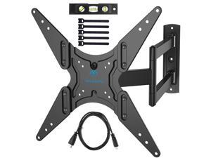 PERLESMITH TV Wall Mount for 23-60"TVs with Swivel & Extends 18.5"- Wall Mount TV Bracket VESA 400x400 fits LED, LCD, OLED Flat Screen TVs up to 99 lbs - with HDMI Cable, Bubble Level & Cable Ties PERLESMITH TV Wall Mount for 23-60"TVs with Swivel & Extends 18.5"- Wall Mount TV Bracket VESA 400x400 fits LED, LCD, OLED Flat Screen TVs up to 99 lbs - with HDMI Cable, Bubble Level & Cable Ties
