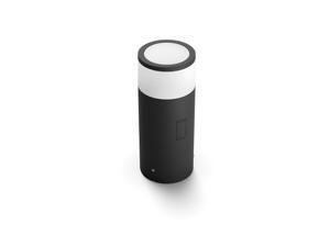 Hue White and Color Ambiance Calla Waterproof Black Outdoor Smart Integrated LED Bollard Landscape Path Light Extension Hue White and Color Ambiance Calla Waterproof Black Outdoor Smart Integrated LED Bollard Landscape Path Light Extension