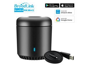 Broadlink RM Mini 3 Universal WiFi 4G IR Remote Controller Via APP Control Smart Home Works With Alexa Echo Google Home Mini Broadlink RM Mini 3 Universal WiFi 4G IR Remote Controller Via APP Control Smart Home Works With Alexa Echo Google Home Mini