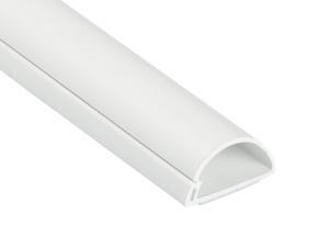 D-Line Mini Cable Raceway On-Wall Cord Cover | Medium White | Surface Mount Cable Management Electrical Channel to Hide and Conceal Cords, Cables, and Wires | 1D3015W D-Line Mini Cable Raceway On-Wall Cord Cover | Medium White | Surface Mount Cable Management Electrical Channel to Hide and Conceal Cords, Cables, and Wires | 1D3015W