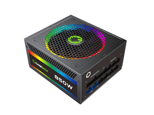 GMX RGB Power Supply , ATX Power Supply 850W Fully Modular 80+ Gold Certified with Addressable RGB Light 14CM RGB Fan - Vairous Color Mode, RGB-850-Rainbow GMX RGB Power Supply , ATX Power Supply 850W Fully Modular 80+ Gold Certified with Addressable RGB Light 14CM RGB Fan - Vairous Color Mode, RGB-850-Rainbow