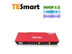 TESmart Ultra HD 4x1 HDMI Switcher supports4K@60Hz 4: 4: 4, 4-port HDMI switch with audio output and IR remote control, HDR,3D, For Xbox 360/One, PS4/PS3 TESmart Ultra HD 4x1 HDMI Switcher supports4K@60Hz 4: 4: 4, 4-port HDMI switch with audio output and IR remote control, HDR,3D, For Xbox 360/One, PS4/PS3