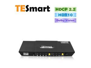 TESmart Ultra HD 4x1 HDMI Switcher supports4K@60Hz 4: 4: 4, 4-port HDMI switch with audio output and IR remote control, HDR,3D, For Xbox 360/One, PS4/PS3 TESmart Ultra HD 4x1 HDMI Switcher supports4K@60Hz 4: 4: 4, 4-port HDMI switch with audio output and IR remote control, HDR,3D, For Xbox 360/One, PS4/PS3