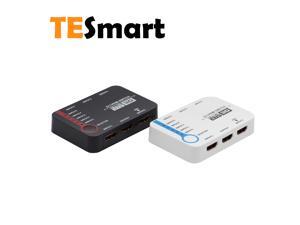 TESmart 5x1 HDMI Switch 5 In 1 Out, Intelligent 5 Port HDMI Switcher, Splitter, For Xbox 360/One, PS4/PS3, etc, Supports 4K@30Hz, Full HD1080P, 3D with IR Remote TESmart 5x1 HDMI Switch 5 In 1 Out, Intelligent 5 Port HDMI Switcher, Splitter, For Xbox 360/One, PS4/PS3, etc, Supports 4K@30Hz, Full HD1080P, 3D with IR Remote