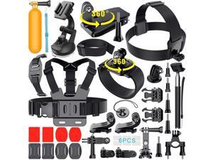 Accessory Kit Bundle Float Chest Mount for GoPro Hero 7 6 5 4 Session (40+ PCS) Accessory Kit Bundle Float Chest Mount for GoPro Hero 7 6 5 4 Session (40+ PCS)