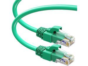 Cat 6 Ethernet Cable - 2 Pack Cat6 Cables Green - Snagless Internet Cable Pure Copper Computer Network Patch Cord UL Listed, 26AWG - Includes Cable Ties Cat 6 Ethernet Cable - 2 Pack Cat6 Cables Green - Snagless Internet Cable Pure Copper Computer Network Patch Cord UL Listed, 26AWG - Includes Cable Ties