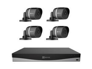 EZVIZ 4K Ultra HD IP PoE Surveillance System, 8 Channels, 4 Cameras, 2TB HDD EZVIZ 4K Ultra HD IP PoE Surveillance System, 8 Channels, 4 Cameras, 2TB HDD