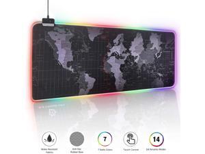 RGB Gaming Mouse Pad - Large Cool RGB Gaming Mouse Mat With Nylon Thread Stitched Edges & Smoothly Waterproof Non-Slip Rubber Base - 31.5"X 11.8" with 14 Light Modes RGB Gaming Mouse Pad - Large Cool RGB Gaming Mouse Mat With Nylon Thread Stitched Edges & Smoothly Waterproof Non-Slip Rubber Base - 31.5"X 11.8" with 14 Light Modes