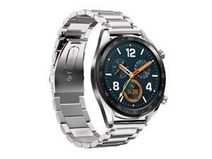 Werleo Compatible Huawei Watch GT Band 22mm Adjustable Classic Wristband Bracelet Stainless Steel Band for Compatible Huawei Watch GT Sport / Classic / Ticwatch S2 & Ticwatch E2 Smartwatch Werleo Compatible Huawei Watch GT Band 22mm Adjustable Classic Wristband Bracelet Stainless Steel Band for Compatible Huawei Watch GT Sport / Classic / Ticwatch S2 & Ticwatch E2 Smartwatch