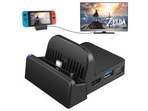 Werleo Switch TV Dock Portable Charging Stand for Nintendo Switch Compact Switch to HDMI Adapter Mini Switch Docking Station with Extra USB 3.0 Port Replacement Charging Dock for Nintendo Switch Werleo Switch TV Dock Portable Charging Stand for Nintendo Switch Compact Switch to HDMI Adapter Mini Switch Docking Station with Extra USB 3.0 Port Replacement Charging Dock for Nintendo Switch