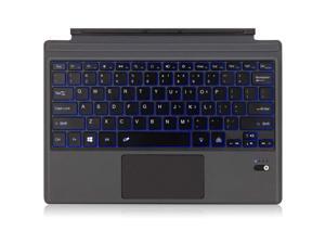 Type Cover for Microsoft Surface Pro 7 / Surface Pro 6 / Surface Pro 5 2017 / Surface Pro 4 / Surface Pro 3 2014 Detachable Bluetooth Wireless Keyboard with Touchpad and 7-Color LED Backlit Type Cover for Microsoft Surface Pro 7 / Surface Pro 6 / Surface Pro 5 2017 / Surface Pro 4 / Surface Pro 3 2014 Detachable Bluetooth Wireless Keyboard with Touchpad and 7-Color LED Backlit