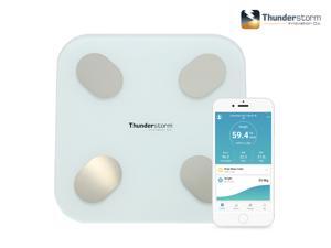 Thunderstorm Bluetooth Body Fat Digital Scale bathroom weight, body water, fat ratio, bone mass, BMI, BMR, visceral fat index, muscle weight and protein rate Thunderstorm Bluetooth Body Fat Digital Scale bathroom weight, body water, fat ratio, bone mass, BMI, BMR, visceral fat index, muscle weight and protein rate