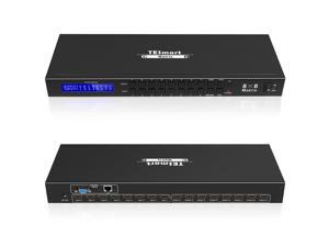 TESmart 8x8 Matrix Switcher Ultra HD 4K HDMI, Rack Mount, 4Kx2K@30HZ, 1080P@60Hz, 3D&Deep Color, LAN Port Control, HDMI 1.4 TESmart 8x8 Matrix Switcher Ultra HD 4K HDMI, Rack Mount, 4Kx2K@30HZ, 1080P@60Hz, 3D&Deep Color, LAN Port Control, HDMI 1.4