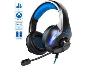 Gaming Headset for Xbox One, Noise Cancelling LED Light Over Ear Headset with Flexible Microphone Volume Control for PS4, PC, X box One, Laptop Tablet Mac Smart Phone Gaming Headset for Xbox One, Noise Cancelling LED Light Over Ear Headset with Flexible Microphone Volume Control for PS4, PC, X box One, Laptop Tablet Mac Smart Phone