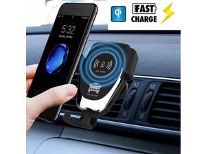 FAST 10W Wireless Car Charger Air Vent Mount Phone Holder For iPhone XS Max Samsung S9 Xiaomi MIX 2S Huawei FAST 10W Wireless Car Charger Air Vent Mount Phone Holder For iPhone XS Max Samsung S9 Xiaomi MIX 2S Huawei