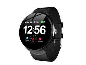 Smart Watch Men 1.3'' IPS Screen Bluetooth 4.0 Fitness Bracelet Tracker Heart Rate Monitor IP67 Waterproof Wristwatch (Color: Black) Smart Watch Men 1.3'' IPS Screen Bluetooth 4.0 Fitness Bracelet Tracker Heart Rate Monitor IP67 Waterproof Wristwatch (Color: Black)
