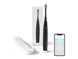 Oclean One Smart Sonic Electric Toothbrush Black with Pressure Sensor for Adults, Free Brush Heads, 60 Day Battery Life, 3 Brushing Modes, 4 Intensity Settings, with Travel Case Included Oclean One Smart Sonic Electric Toothbrush Black with Pressure Sensor for Adults, Free Brush Heads, 60 Day Battery Life, 3 Brushing Modes, 4 Intensity Settings, with Travel Case Included