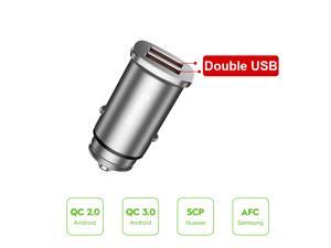 Baseus 30W Dual USB C PD Quick Charge QC 4.0 Car Charger For Mobile Phone Charger Fast USB PD Type C AFC SCP Car Phone Charger Baseus 30W Dual USB C PD Quick Charge QC 4.0 Car Charger For Mobile Phone Charger Fast USB PD Type C AFC SCP Car Phone Charger