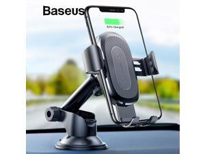 Baseus 2 in1 Qi Wireless Car Charger for iPhone XS Max Samsung S8 Quick Wireless Charging Charger Car Mount Mobile Phone Holder Baseus 2 in1 Qi Wireless Car Charger for iPhone XS Max Samsung S8 Quick Wireless Charging Charger Car Mount Mobile Phone Holder