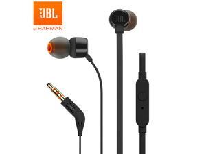 JBL T110 Pure Bass In-Ear Headphones - Black JBL T110 Pure Bass In-Ear Headphones - Black