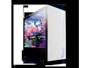 iBUYPOWER Snowblind S Gaming Case - Black/White with LCD Side Panel - Case Only iBUYPOWER Snowblind S Gaming Case - Black/White with LCD Side Panel - Case Only